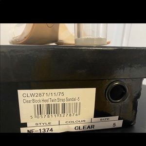 Pretty Little Thing clear heels